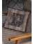 Premium Tay Tüyü Dokuma Kumaş Eskitme Çerçeveli Çift Taraflı Kırlent Yastık Kılıfı 43X43 Cm KRL327 2
