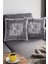 Eskitme Çerçeveli Kırlent Yastık Kılıfı Premium Tay Tüyü Dokuma Kumaş Çift Taraflı 43X43 Cm KRL324 3