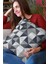 Premium Tay Tüyü Çift Taraflı Kırlent Yastık Kılıfı Dokuma Geometrik Kumaş 43X43 Cm KRL382 2