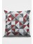 Çift Taraflı Kırlent Yastık Kılıfı Premium Tay Tüyü Dokuma Kumaş Geometrik 43X43 Cm KRL383 3