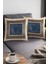 Tay Tüyü Dokuma Premium Kumaş Çift Taraflı Kırlent Yastık Kılıfı Zincir Çerçeveli 43X43 Cm KRL394 3