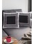 Çift Taraflı Kırlent Yastık Kılıfı Zincir Çerçeveli Dokuma Premium Tay Tüyü Kumaş 43X43 Cm KRL399 3