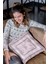 Premium Tay Tüyü Dokuma Kumaş Zincir Çerçeveli Çift Taraflı Kırlent Yastık Kılıfı 43X43 Cm KRL400 4