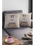Modern Premium Tay Tüyü Dokuma Kumaş Çift Taraflı Moda Kırlent Yastık Kılıfı 43X43 Cm KRL876 3
