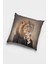 Dokuma Premium Tay Tüyü Kumaş Kıyafetli Aslan Çift Taraflı Kırlent Kılıfı 43X43 Cm KRL956 1