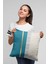 Premium Tay Tüyü Dokuma Kumaş Çift Taraflı Varak Çizgili Kırlent Yastık Kılıfı 43X43 Cm KRL981 5