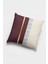 Premium Tay Tüyü Varak Çizgili Çift Taraflı Kırlent Yastık Kılıfı Dokuma Kumaş 43X43 Cm KRL982 1