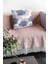 Dokuma Kumaş Premium Tay Tüyü Çift Taraflı Kırlent Yastık Kılıfı Yapraklı 43X43 Cm KRL047 4