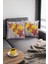 Çift Taraflı Kırlent Yastık Kılıfı Premium Tay Tüyü Dokuma Yapraklı Kumaş 43X43 Cm KRL104 3
