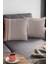Premium Tay Tüyü Dokuma Kumaş Çift Taraflı Kırlent Yastık Kılıfı Çizgili 43X43 Cm KRL177 3