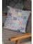 Premium Tay Tüyü Dokuma Kumaş Çini Desenli Çift Taraflı Kırlent Yastık Kılıfı 43X43 Cm KRL197 1
