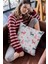 Leke Tutmaz Premium Tay Tüyü Kumaş Çift Taraflı Kırlent Yastık Kılıfı Christmas 43X43 Cm KRL179 4