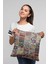 Tay Tüyü Dokuma Premium Kumaş Çift Taraflı Kırlent Patchwork Yastık Kılıfı 43X43 Cm KRL152 1