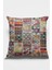 Tay Tüyü Dokuma Premium Kumaş Çift Taraflı Kırlent Patchwork Yastık Kılıfı 43X43 Cm KRL152 2