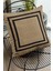 Dokuma Kumaş Premium Tay Tüyü Çift Taraflı Kırlent Yastık Kılıfı Hasır Görünümlü 43X43 Cm KRL187 4
