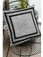 Modern Çerçeveli Kırlent Yastık Kılıfı Premium Tay Tüyü Dokuma Kumaş Çift Taraflı 43X43 Cm KRL214 2