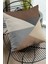 Leke Tutmaz Premium Tay Tüyü Kumaş Çift Taraflı Kırlent Geometrik Yastık Kılıfı 43X43 Cm KRL391 2
