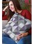 Premium Tay Tüyü Dokuma Kumaş Geometrik Çift Taraflı Kırlent Yastık Kılıfı 43X43 Cm KRL381 2