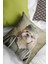 Tay Tüyü Dokuma Kıyafetli Köpek Premium Kumaş Çift Taraflı Kırlent Kılıfı 43X43 Cm KRL955 2