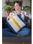 Premium Tay Tüyü Dokuma Kumaş Çift Taraflı Sade Çizgili Kırlent Yastık Kılıfı 43X43 Cm KRL971 2