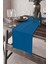 Mavi Tek Renk Sade Ranır Masa Örtüsü Premimum Dokuma Kumaş Düz 40X140 Cm RNR021 1
