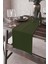 Haki Tek Renk Sade Ranır Masa Örtüsü Premimum Dokuma Kumaş Düz 40X140 Cm RNR024 1