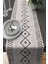 Elit Tay Tüyü Dokuma Leke Tutmaz Kumaş Masa Örtüsü Runner Moroccan 40X140 Cm RNR192 1
