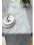 Elit Tay Tüyü Dokuma Leke Tutmaz Kumaş Masa Örtüsü Mermer Görünümlü Runner 40X140 Cm RNR264 1