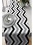 Dokuma Kumaş Elit Tay Tüyü Leke Tutmaz Masa Örtüsü Runner Zigzag 40X140 Cm RNR305 1