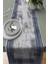 Runner Dokuma Leke Tutmaz Elit Tay Tüyü Kumaş Masa Örtüsü Çerçeve Desen 40X140 Cm RNR326 1
