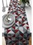 Geometrik Tay Tüyü Dokuma Elit Leke Tutmaz Kumaş Masa Örtüsü Runner 40X140 Cm RNR383 1