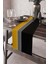 Dokuma Kumaş Elit Tay Tüyü Leke Tutmaz Masa Örtüsü Runner Avangarde 40X140 Cm RNR148 1