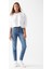 Kadın Star Mavi Zımparalı Gold Shape Jean Pantolon 101077-82194 2
