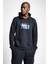 Siyah Erkek Kapüşonlu Sweatshirt 22N-1136 5