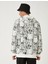Kapşonlu Sweatshirt Şal Desenli 4