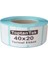 40X20 Termal Etiket, Genişlik 40 mm Yükseklik 20 Mm, 1 Rulo 1000 Sarım (Tam Metraj) 40X20+1 1