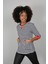 Çizgi Desenli Bisiklet Yakalı Cepli Sweatshirt 1
