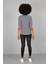 Çizgi Desenli Bisiklet Yakalı Cepli Sweatshirt 3