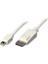 Mini Display Port To Display Port Kablo 1.8 Metre - Beyaz 1