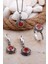 Opal Taşlı Gümüş Set 2572 1