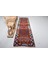 Kayra E x port Eskitme Halı, Türk Halısı, Halı, 84 x 308 cm Kahverengi Halı, El Yapımı Merdiven Halı, 9341 1