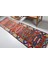 Kayra E x port Eskitme Halı, Türk Halısı, Halı, 84 x 308 cm Kahverengi Halı, El Yapımı Merdiven Halı, 9341 4