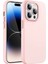 Apple iPhone 14 Pro Max Kılıf Ipeksi Yumuşak Hisli Içi Kadife Lansman Renkli Silikon Liquid 1