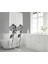 Banyo Perdesi 1x240x200 Tek Kanat Duş Perdesi Halka Hediyeli Duşakabin Perdesi 3391 3