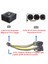 Pcı-E 6 Pin Dişi To 2 x Pcı-E 8 (6+2）pin Erkek Gpu Güç Kablosu Çoklayıcı 4