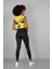 Baskılı Sırt Detaylı Kapüşonlu Kolsuz Crop Sweatshirt 2