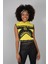 Baskılı Sırt Detaylı Kapüşonlu Kolsuz Crop Sweatshirt 4