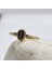 Altın Yüzük - 0,55 Ct Brown (Smoky) 0,10CT Pırlanta Taşlı Evlilik Teklifi Yüzüğü-Brown Tektaş 14 Ayar Altın Yüzük 4