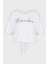 Relaxed Fit Bağlama Detaylı Bisiklet Yaka T Shirt Bayan T Shirt 6LTT29 Tjdfz 1100 3