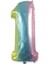 Folyo Balon Rakam 1 40 Inc Rengarenk Pk:1-1 1